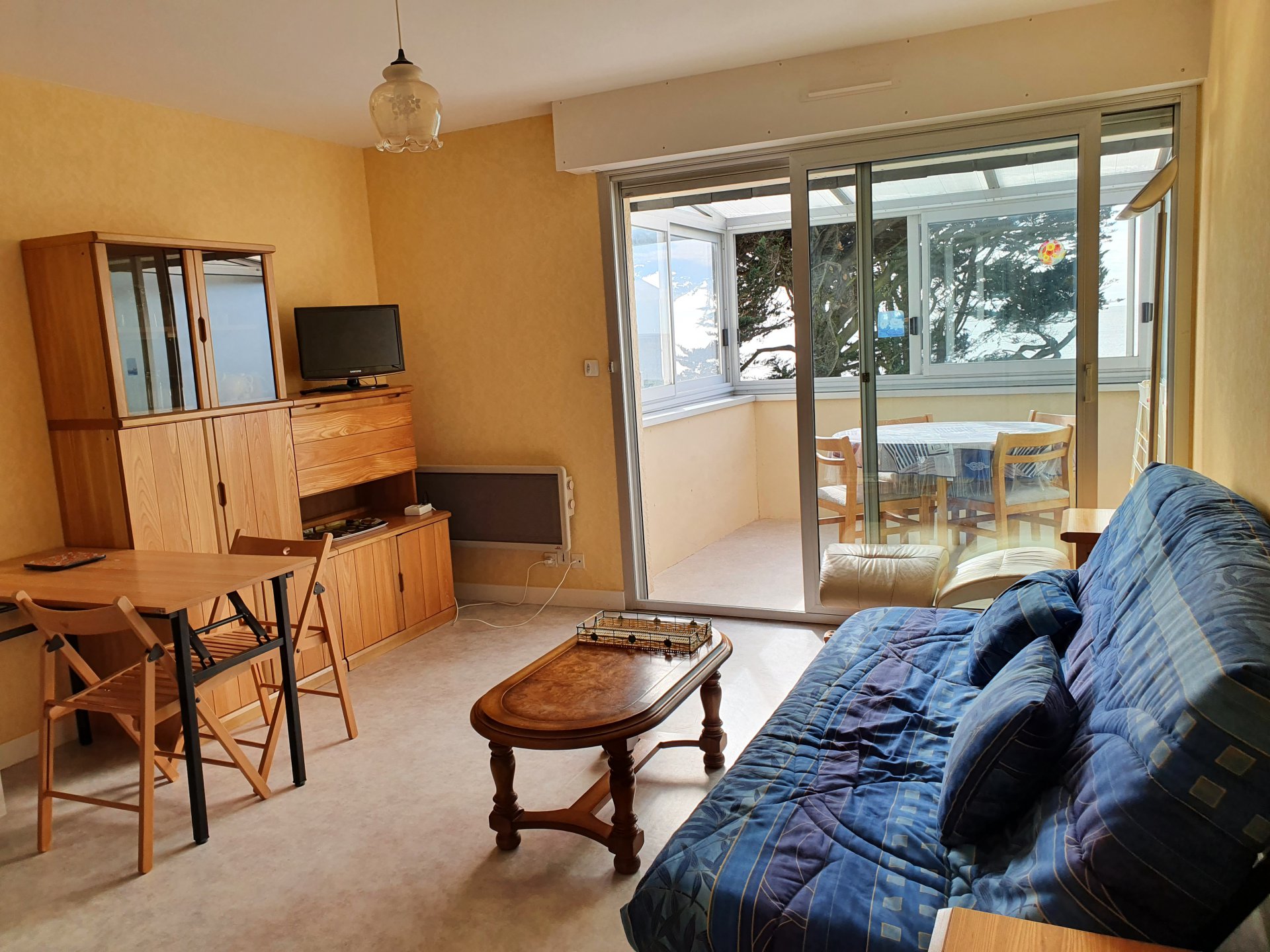 Appartement à louer à Damgan Location pour 4 personnes. T2 avec vue sur mer