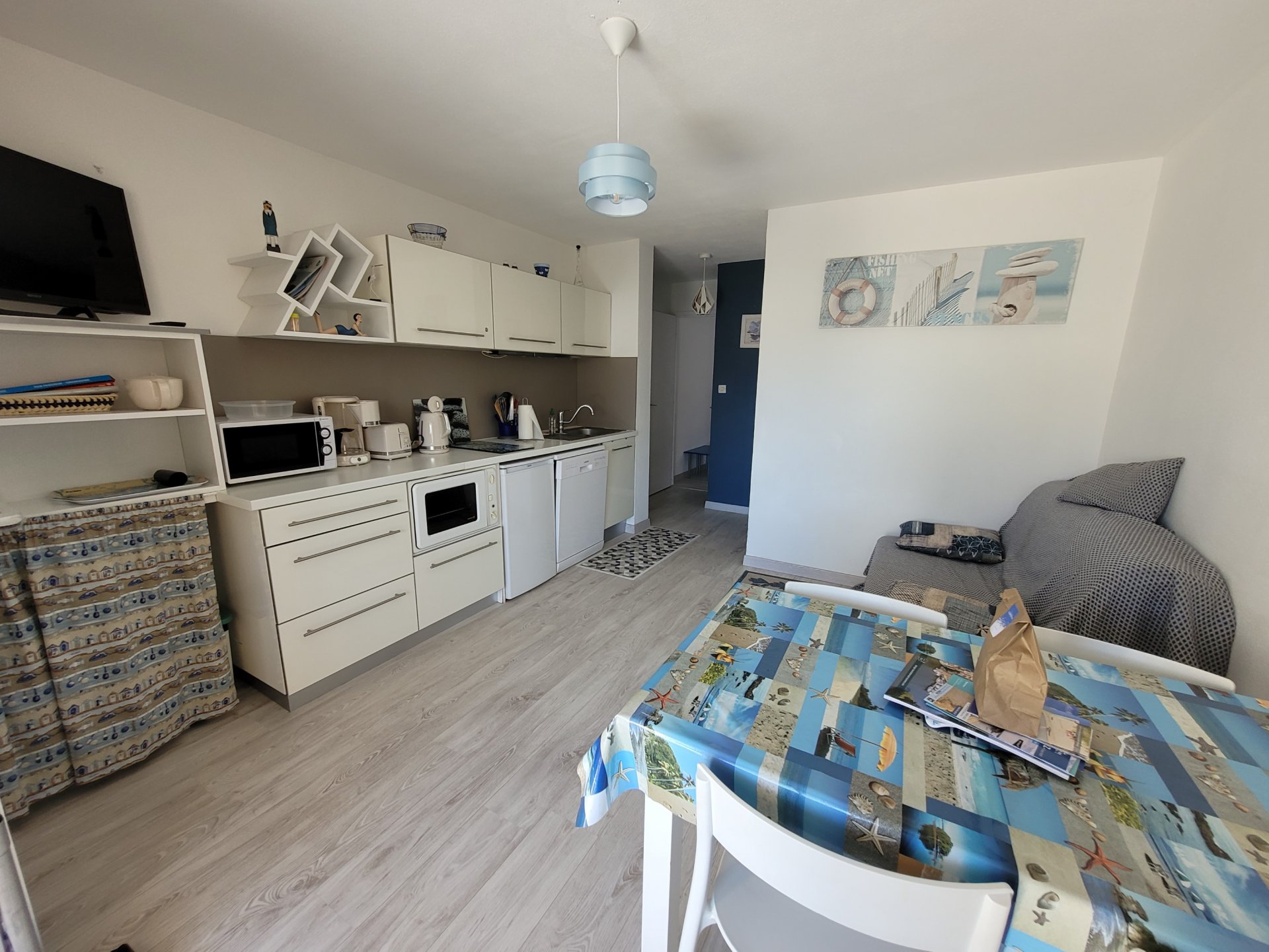 Appartement à louer à Damgan Location pour 4 personnes. T2 situé au rez-de-chaussée