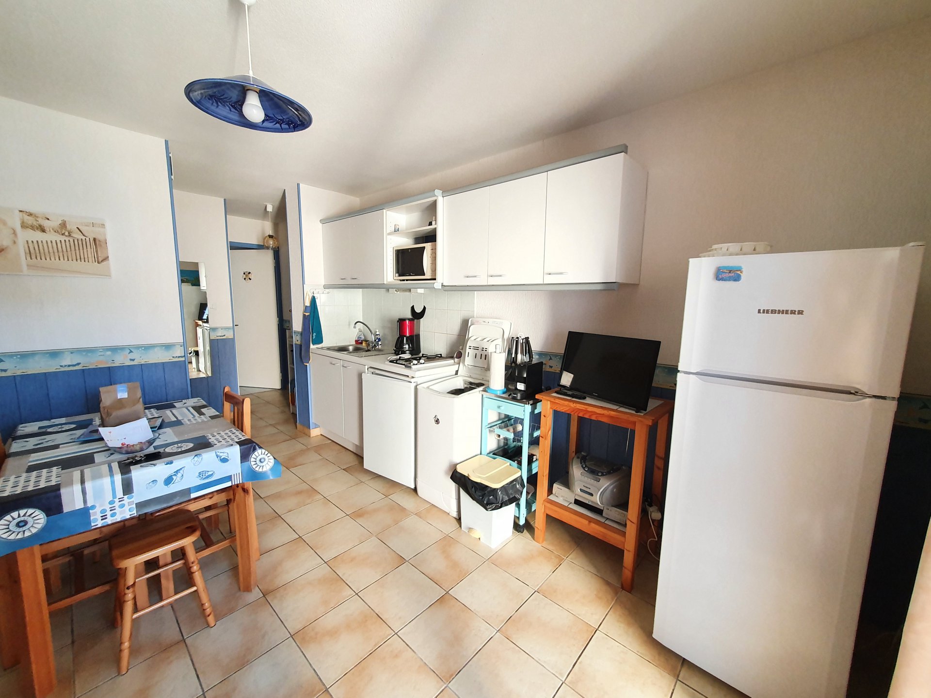 Appartement à louer à Damgan Location pour 4 personnes. Rez-de-jardin, à 100m de la plage 