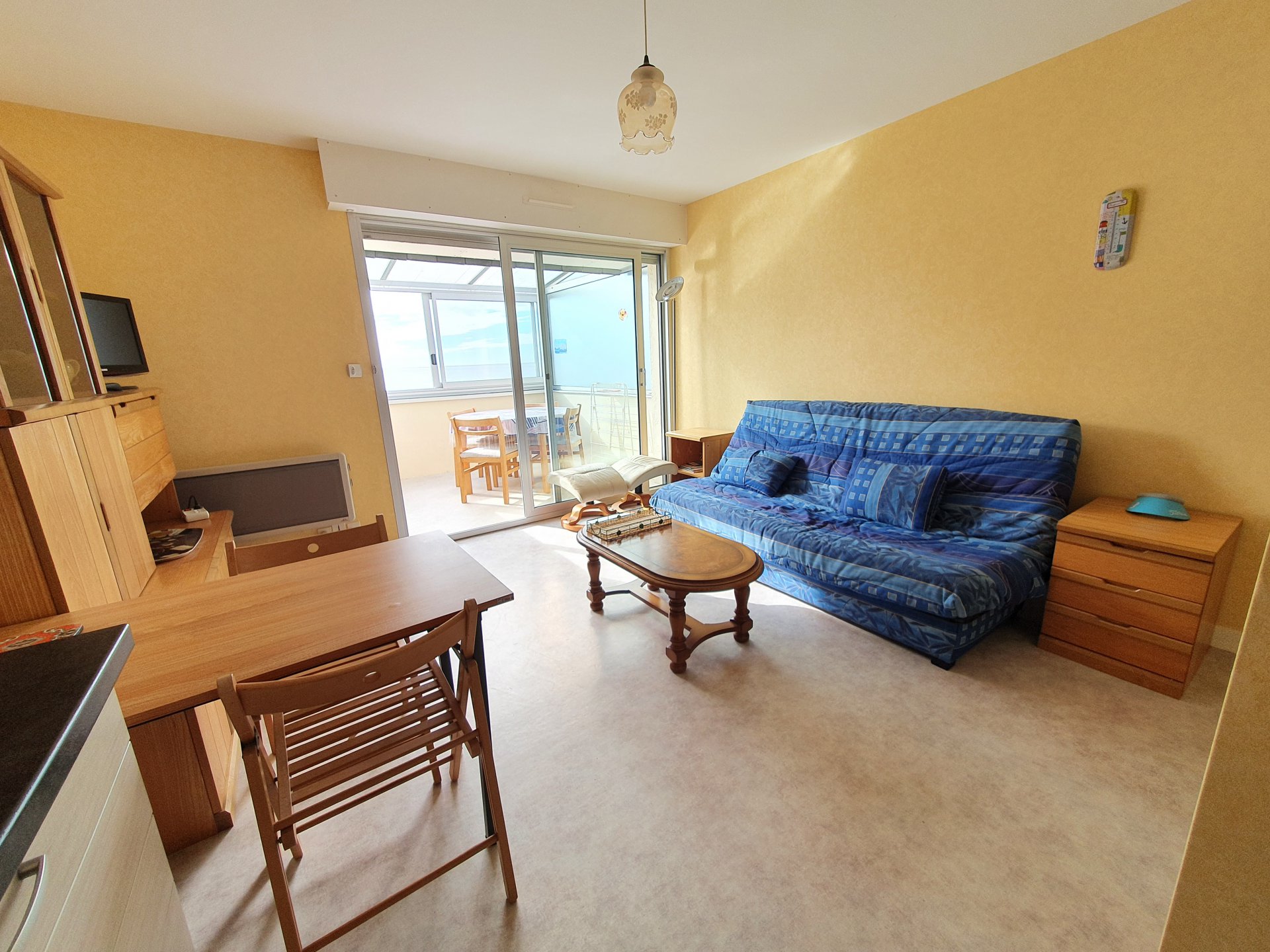 Appartement à louer à Damgan Location pour 4 personnes. T2 avec vue sur mer