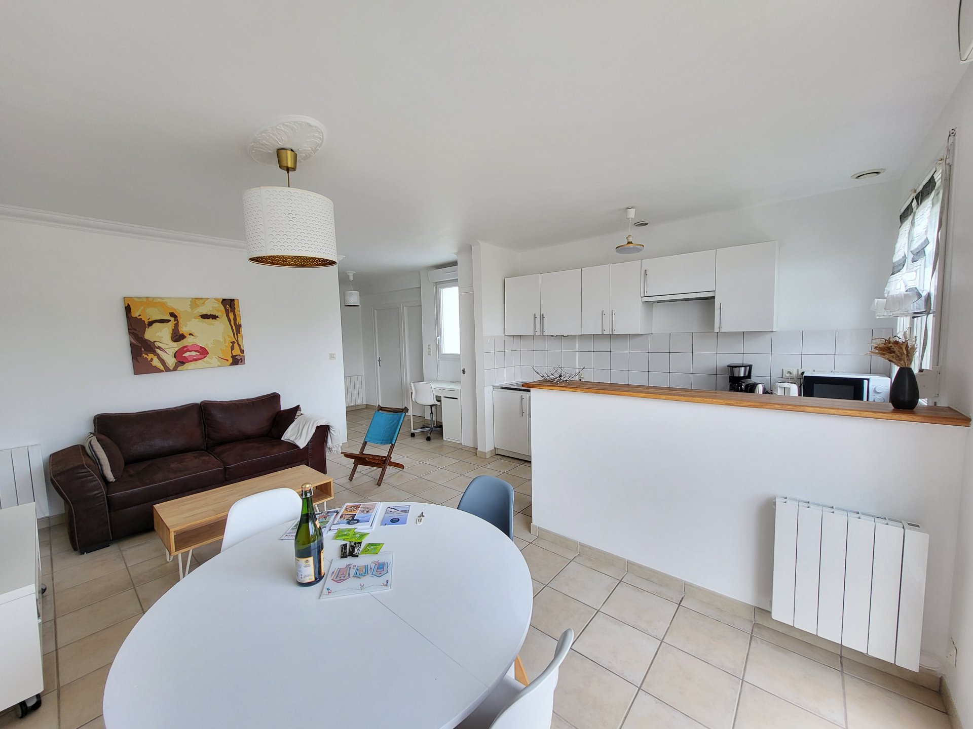 Appartement à louer à Damgan Location pour 4 personnes; au 1er étage d