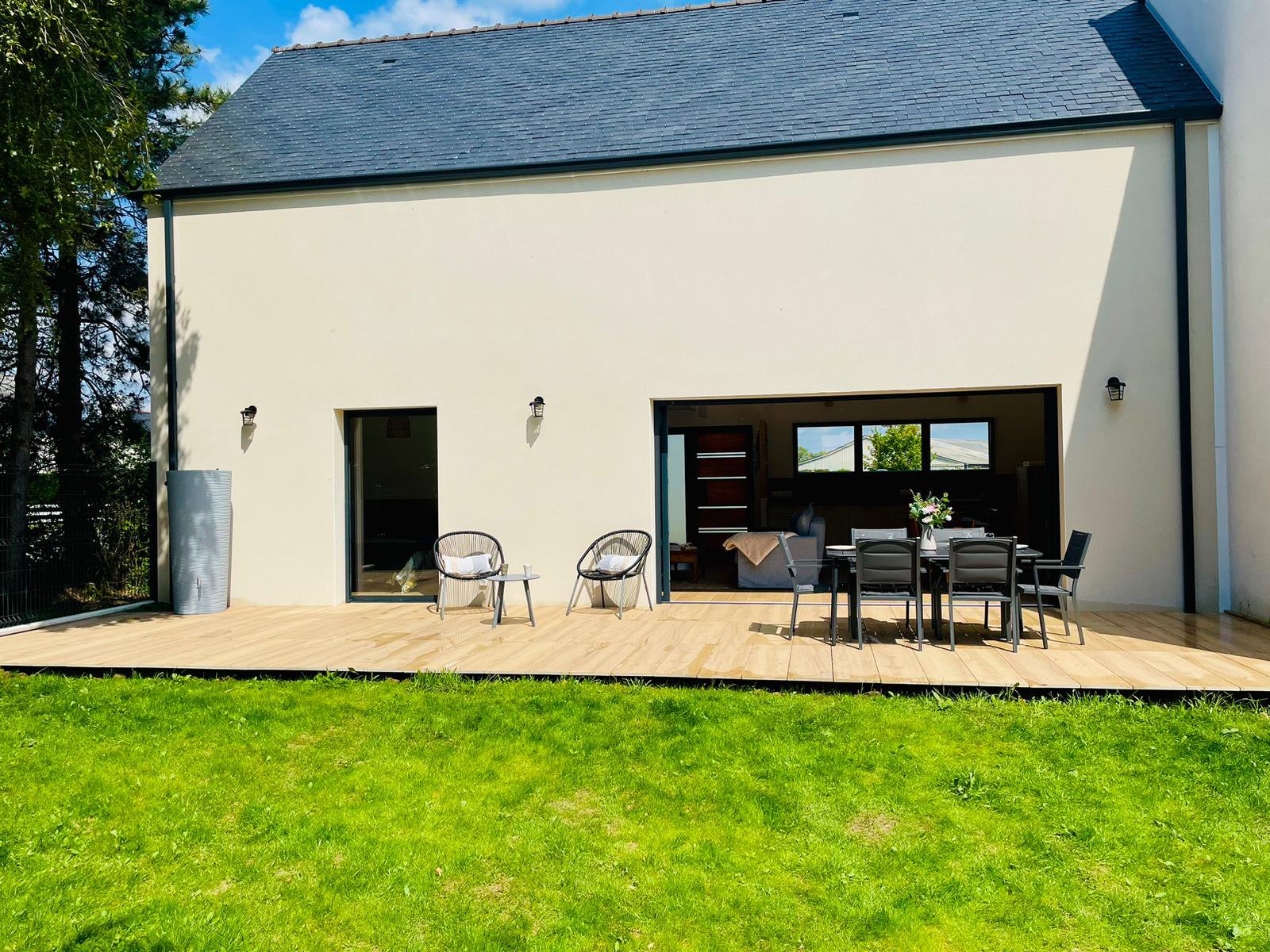 Maison à louer à Damgan Location pour 6 personnes. Maison neuve à 500m de la plage