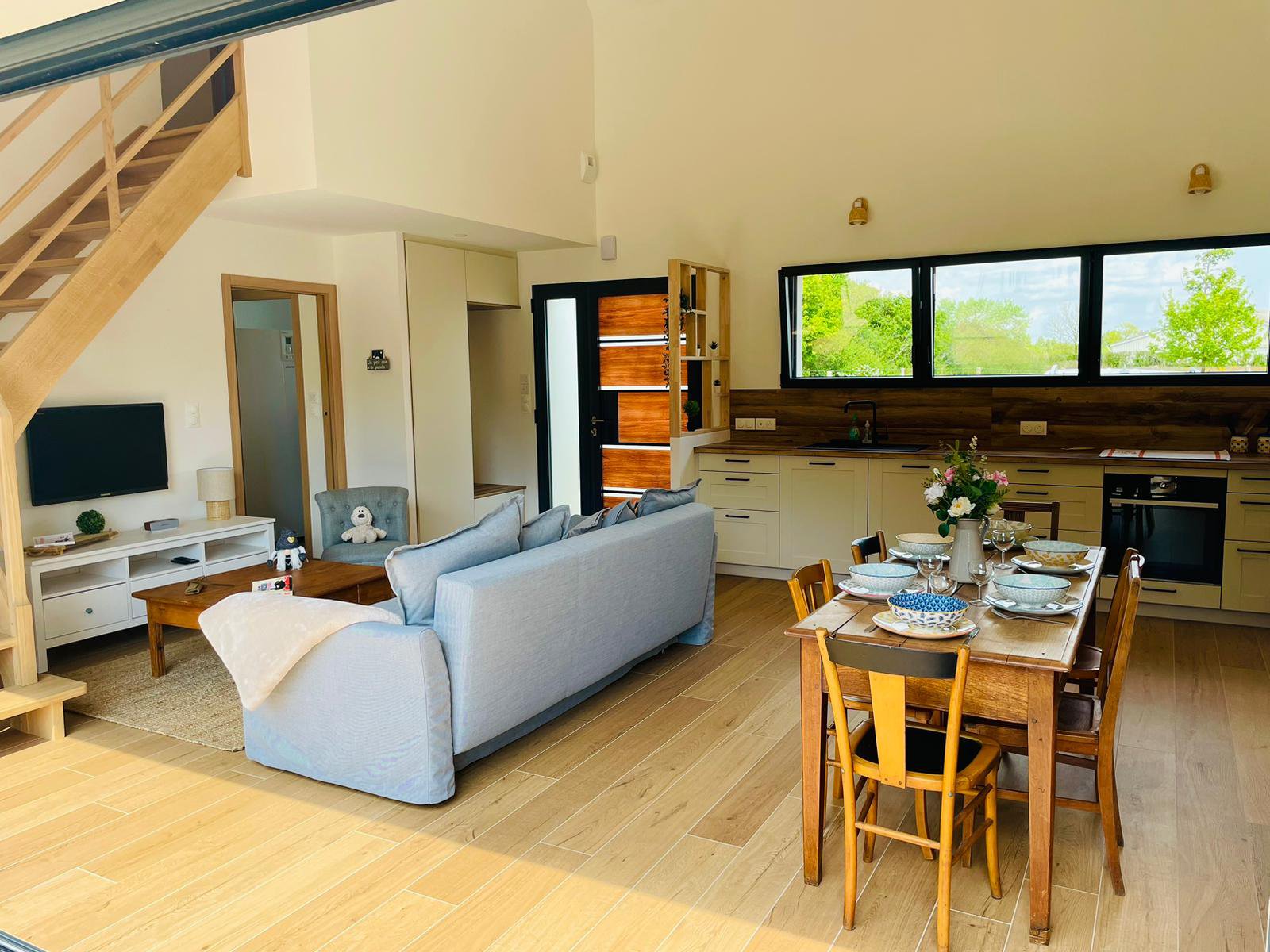 Maison à louer à Damgan Location pour 6 personnes. Maison neuve à 500m de la plage