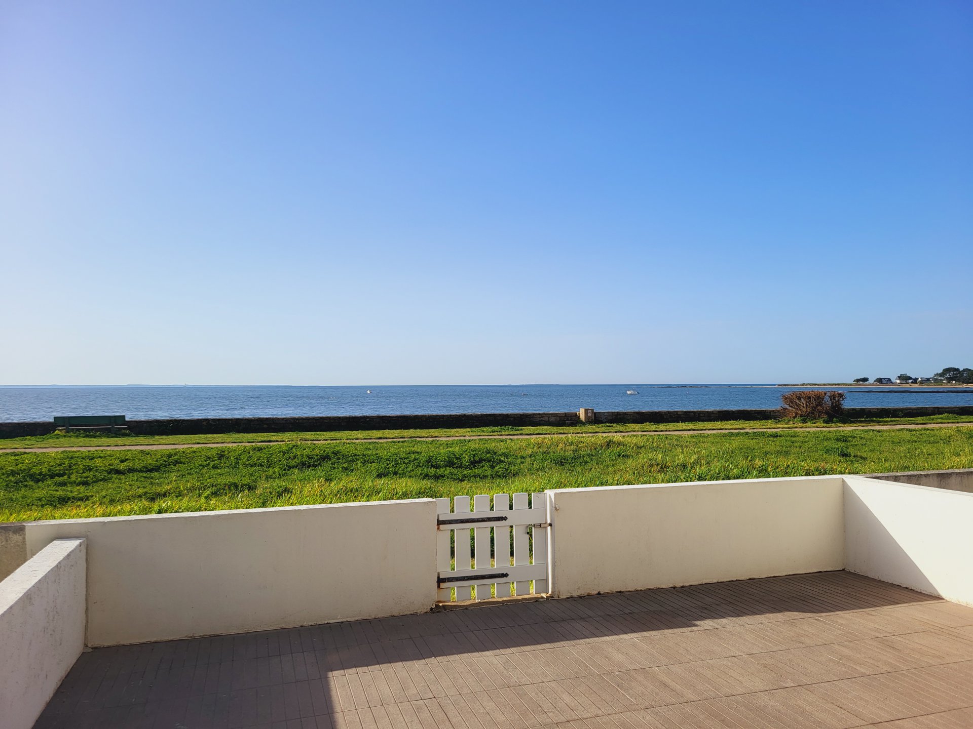 Appartement à louer à Damgan Location pour 4 personnes. T3 accès direct à la mer