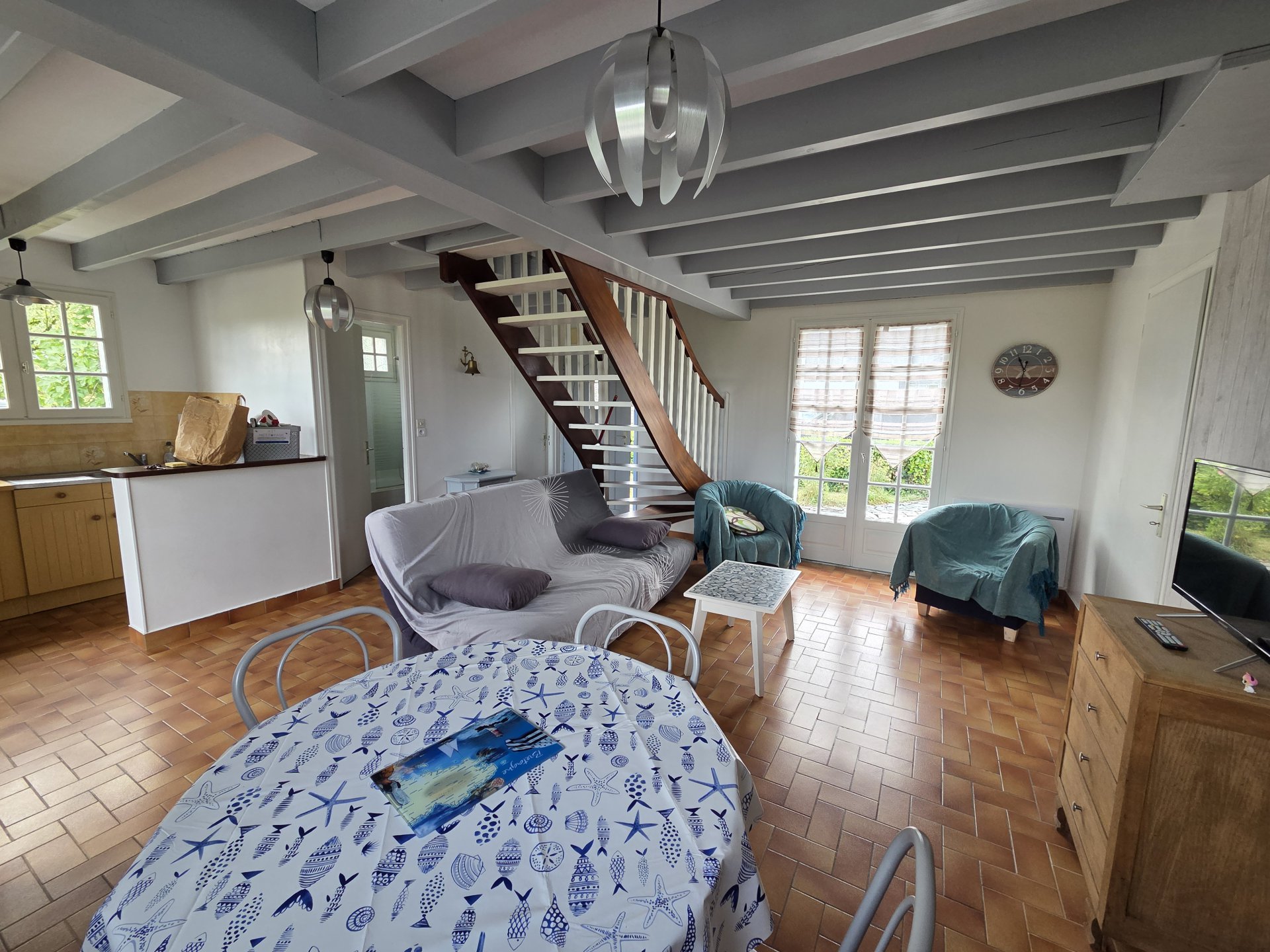 Maison à louer à Damgan Location pour 4 personnes. Kervoyal, à 600m de la plage