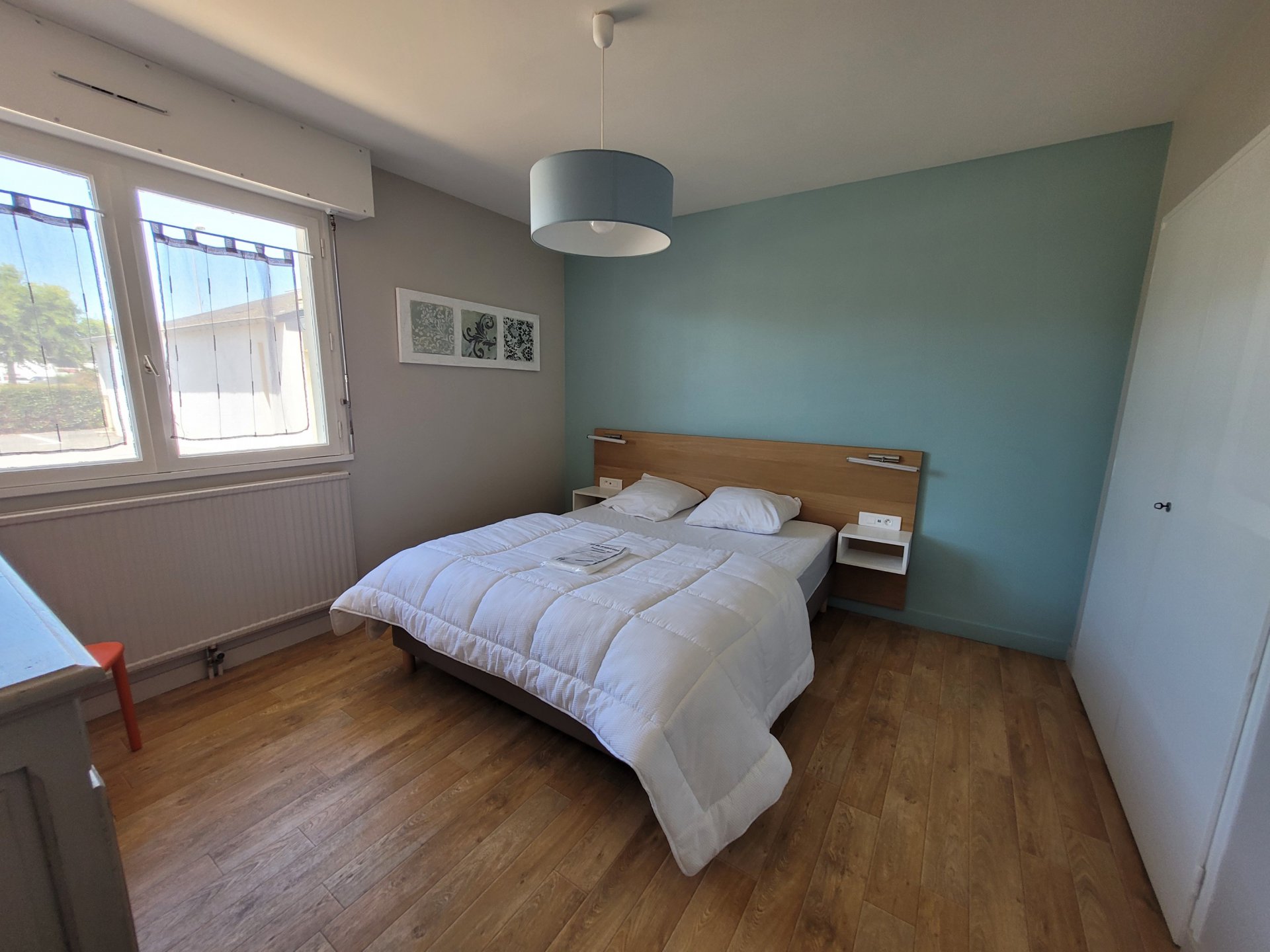 Appartement à louer à Damgan Location pour 4 personnes. T3 accès direct à la mer