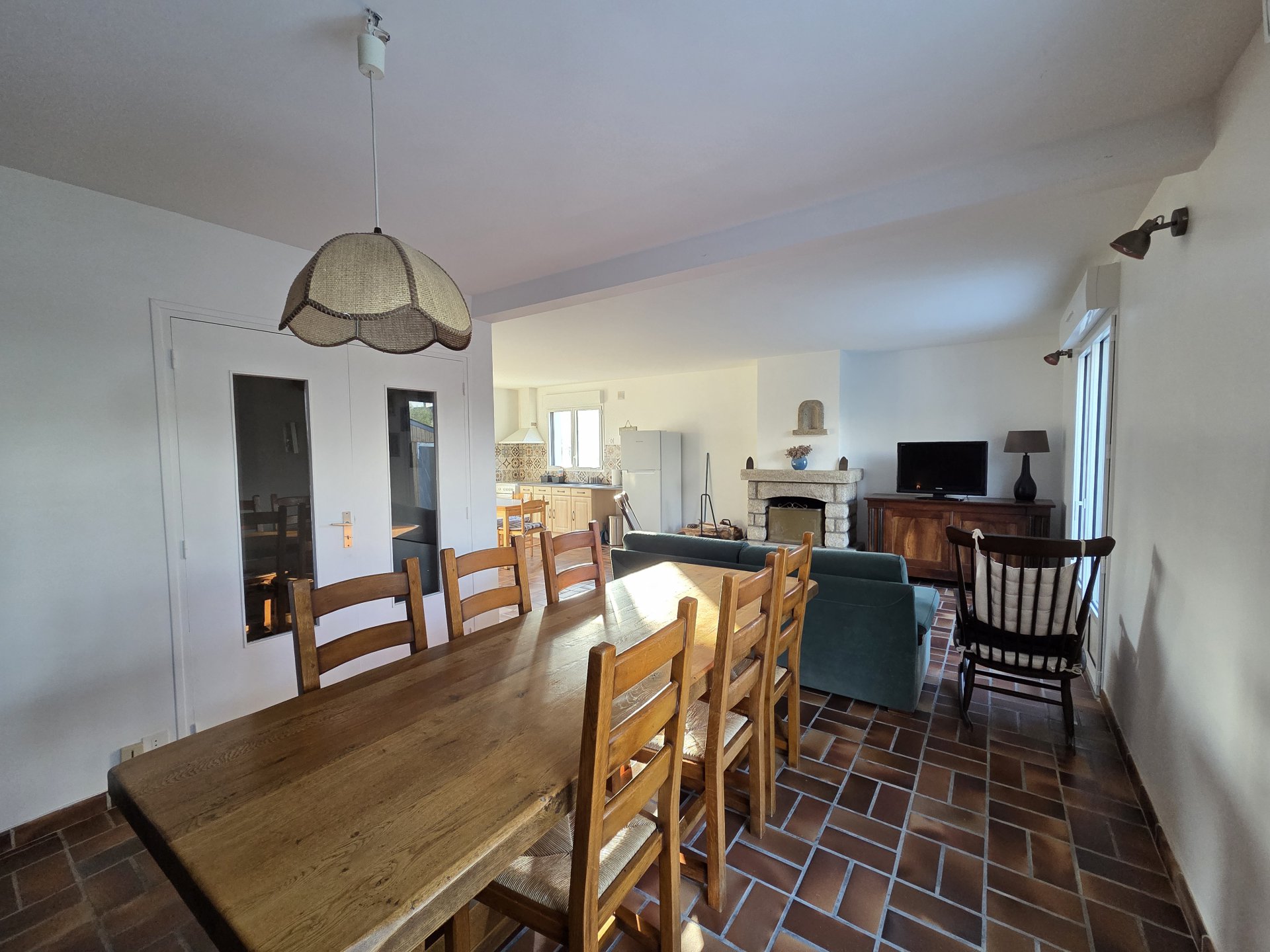 Maison à louer à Damgan Location pour 8 personnes. Située à 350m de la plage