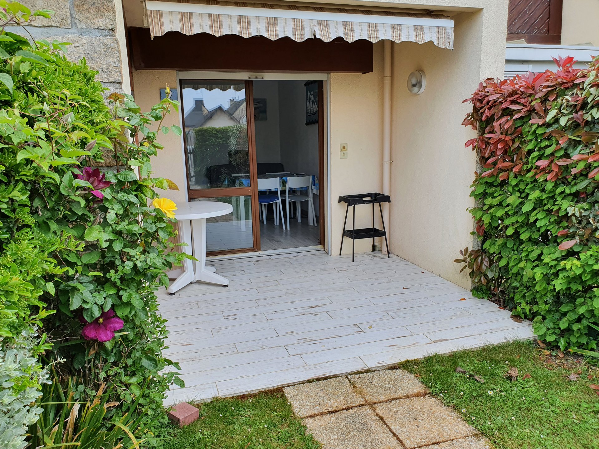 Appartement à louer à Damgan Location pour 4 personnes. T2 situé au rez-de-chaussée